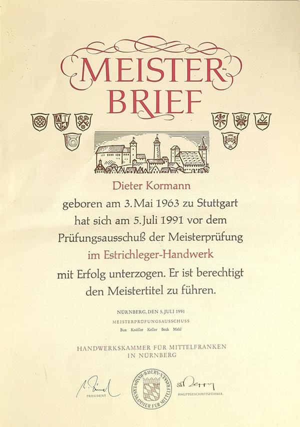 Meisterbrief