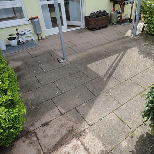 Terrasse vorher