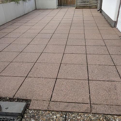 Saubere Terrasse