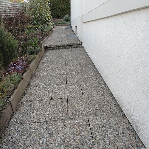 Gereinigter Weg